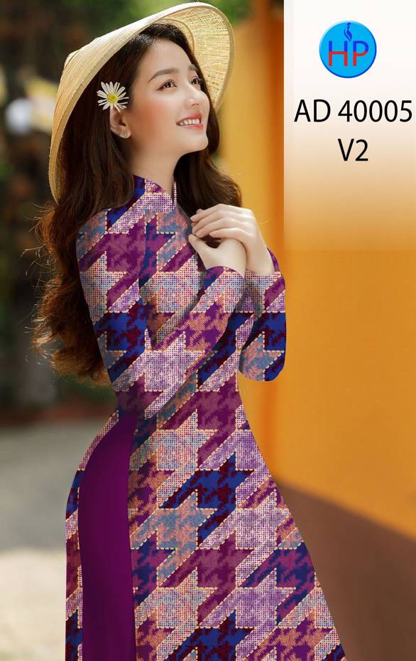 Vải Áo Dài Lập Thể Thiết Kế 2021 AD 40005