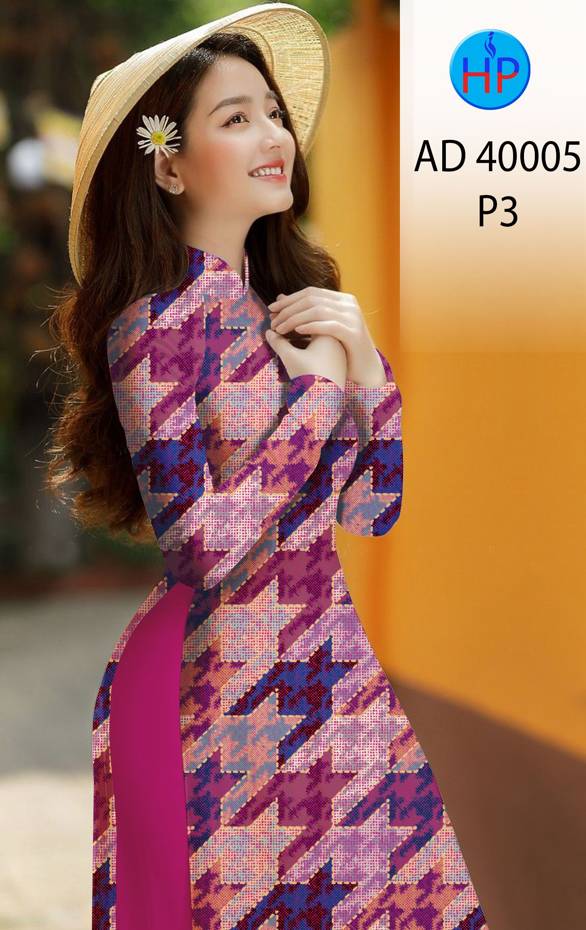 Vải Áo Dài Lập Thể Thiết Kế 2021 AD 40005