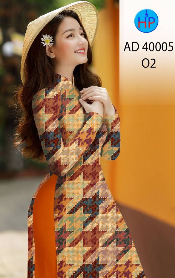 Vải Áo Dài Lập Thể Thiết Kế 2021 AD 40005