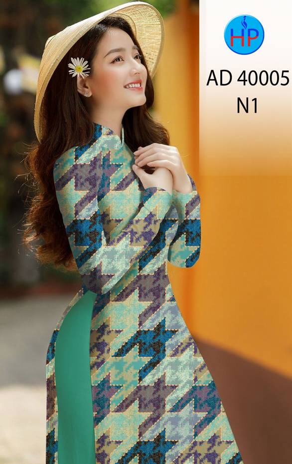 Vải Áo Dài Lập Thể Thiết Kế 2021 AD 40005