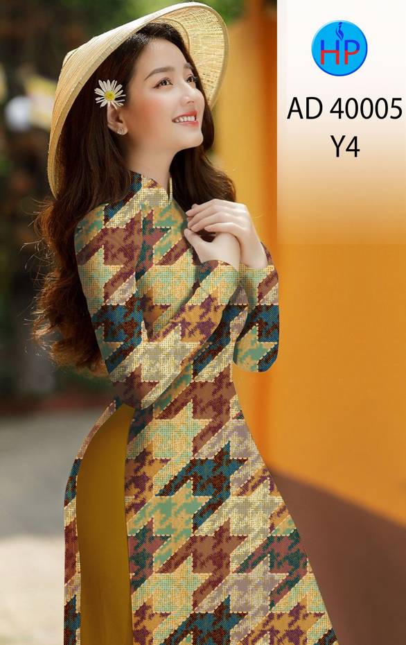 Vải Áo Dài Lập Thể Thiết Kế 2021 AD 40005