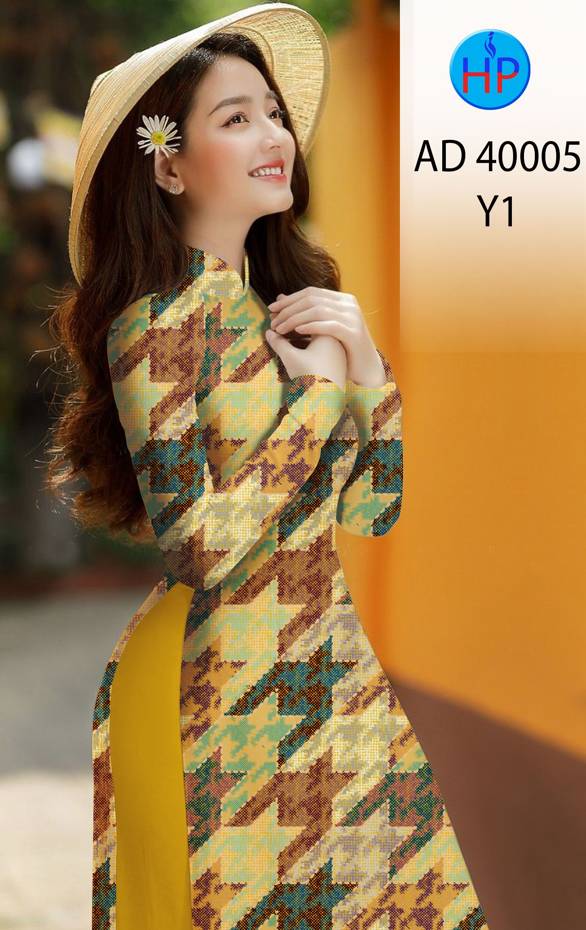 Vải Áo Dài Lập Thể Thiết Kế 2021 AD 40005