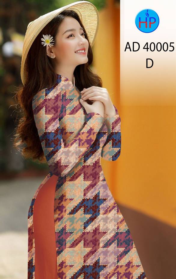 Vải Áo Dài Lập Thể Thiết Kế 2021 AD 40005