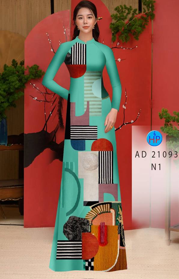 Vải Áo Dài Hoa Văn Kiểu Mới AD 21093