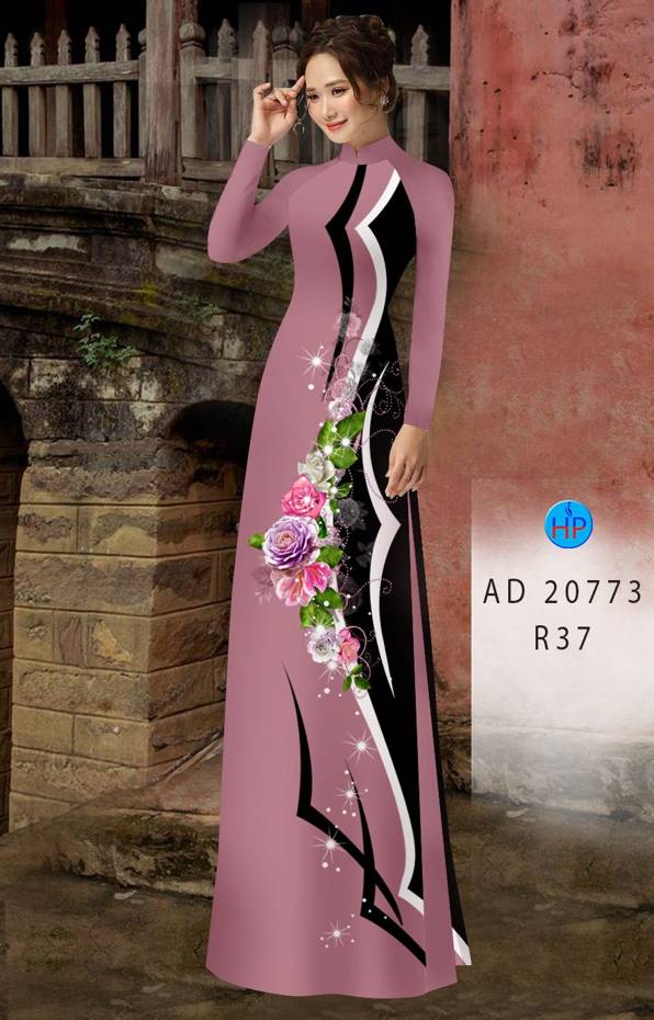 Vải Áo Dài Hoa Hồng Mới Ra AD 20773 39 Vải Áo Dài Hoa Hồng Mới Ra AD 20773