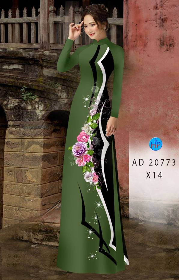 Vải Áo Dài Hoa Hồng Mới Ra AD 20773 40 Vải Áo Dài Hoa Hồng Mới Ra AD 20773