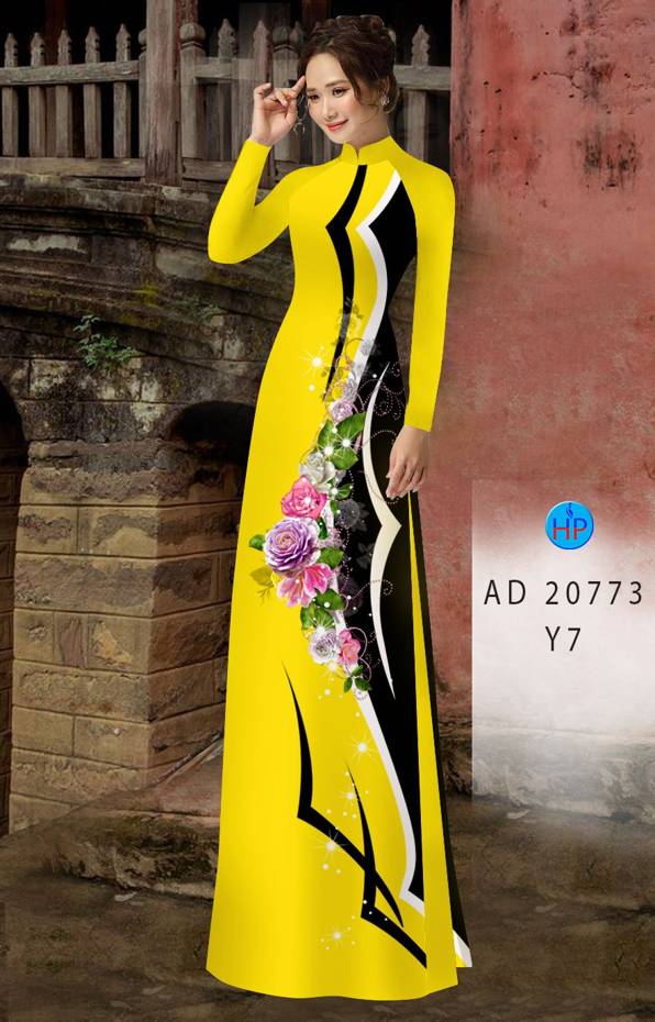 Vải Áo Dài Hoa Hồng Mới Ra AD 20773 41 Vải Áo Dài Hoa Hồng Mới Ra AD 20773