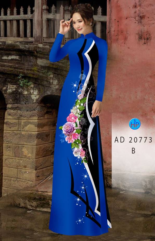 Vải Áo Dài Hoa Hồng Mới Ra AD 20773 45 Vải Áo Dài Hoa Hồng Mới Ra AD 20773