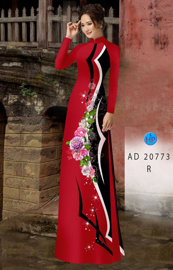 Vải Áo Dài Hoa Hồng Mới Ra AD 20773 47 Vải Áo Dài Hoa Hồng Mới Ra AD 20773