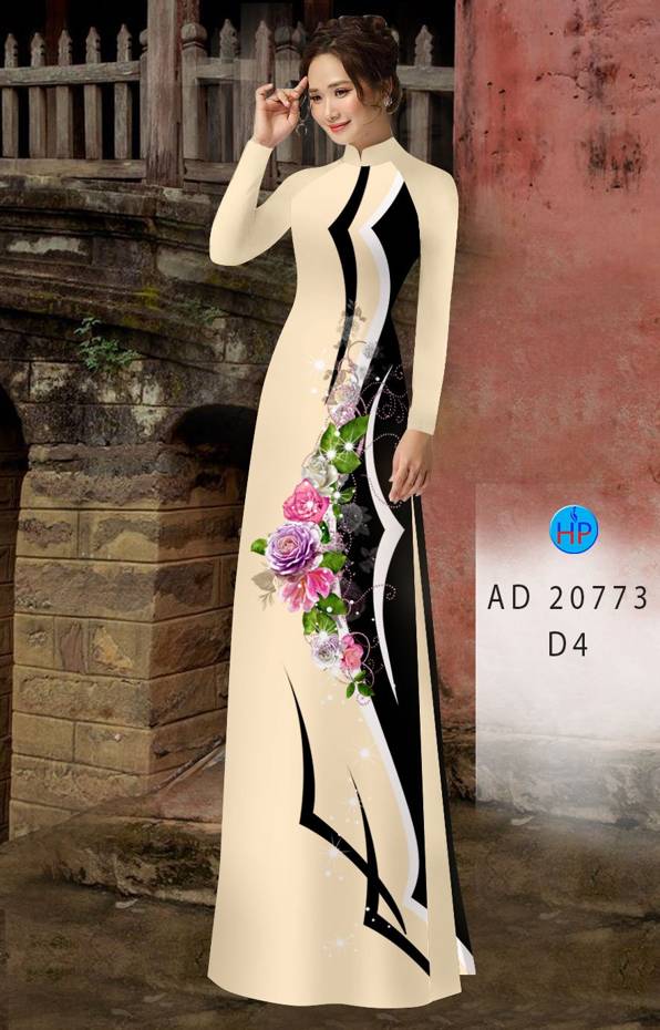 Vải Áo Dài Hoa Hồng Mới Ra AD 20773 55 Vải Áo Dài Hoa Hồng Mới Ra AD 20773