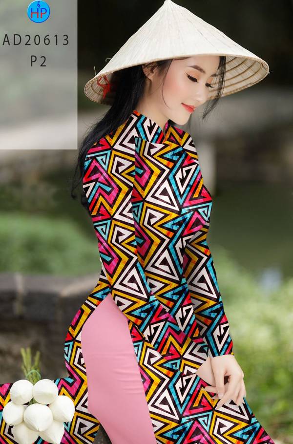 Vải Áo Dài Hoa Văn Kiểu Mới AD 10613