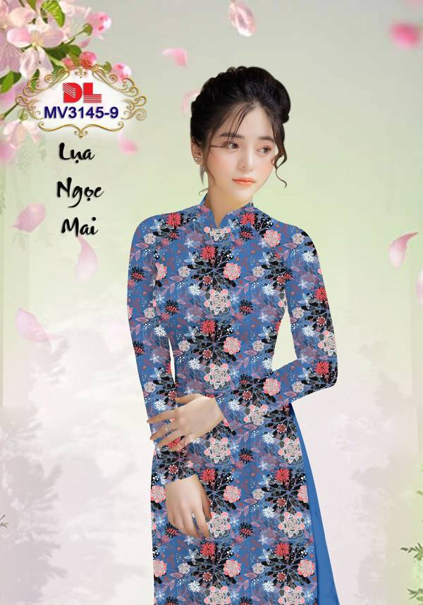Vải Áo Dài Hoa Đều Vừa Ra  AD MV3145