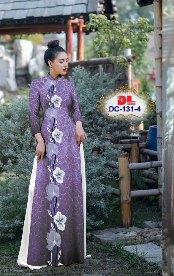 Vải Áo Dài Hoa In 3D Vừa Ra AD DC131 12 Vải Áo Dài Hoa In 3D Vừa Ra  AD DC131