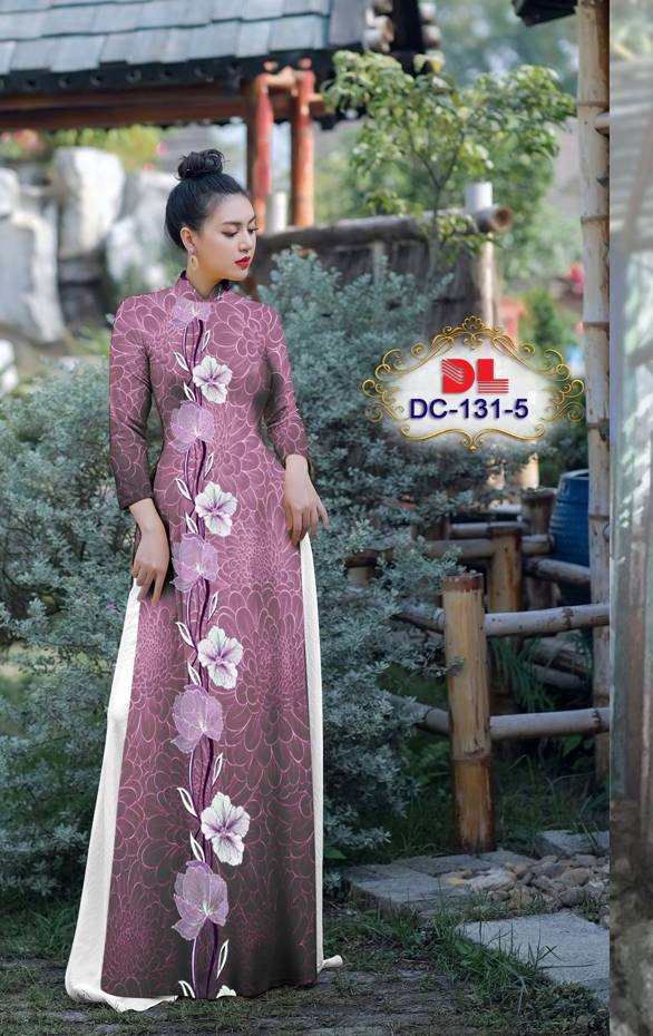 Vải Áo Dài Hoa In 3D Vừa Ra AD DC131 13 Vải Áo Dài Hoa In 3D Vừa Ra  AD DC131