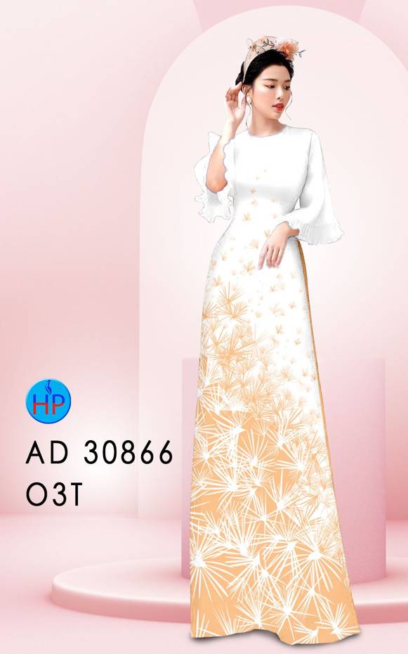 Vải Áo Dài Hoa In 3D Kiểu Mới AD 30866 38 Vải Áo Dài Hoa In 3D Kiểu Mới AD 30866