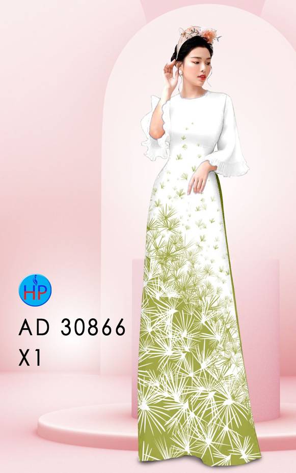 Vải Áo Dài Hoa In 3D Kiểu Mới AD 30866 37 Vải Áo Dài Hoa In 3D Kiểu Mới AD 30866