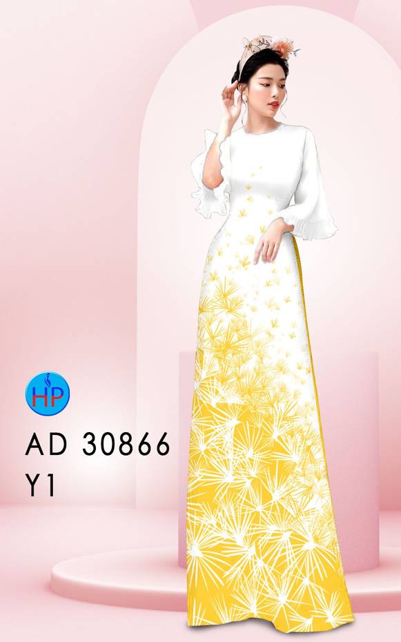 Vải Áo Dài Hoa In 3D Kiểu Mới AD 30866 39 Vải Áo Dài Hoa In 3D Kiểu Mới AD 30866