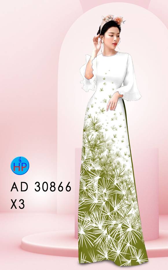 Vải Áo Dài Hoa In 3D Kiểu Mới AD 30866 43 Vải Áo Dài Hoa In 3D Kiểu Mới AD 30866