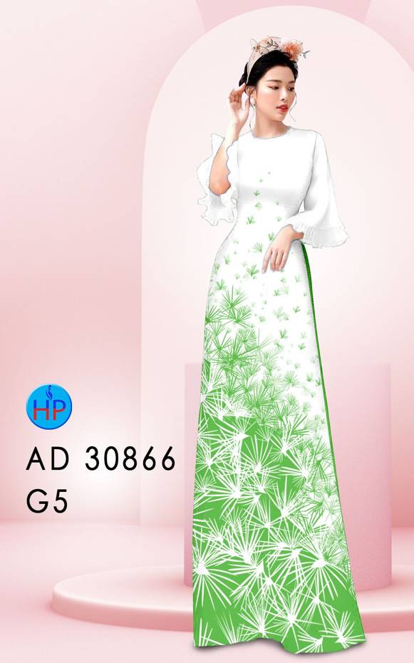 Vải Áo Dài Hoa In 3D Kiểu Mới AD 30866 50 Vải Áo Dài Hoa In 3D Kiểu Mới AD 30866