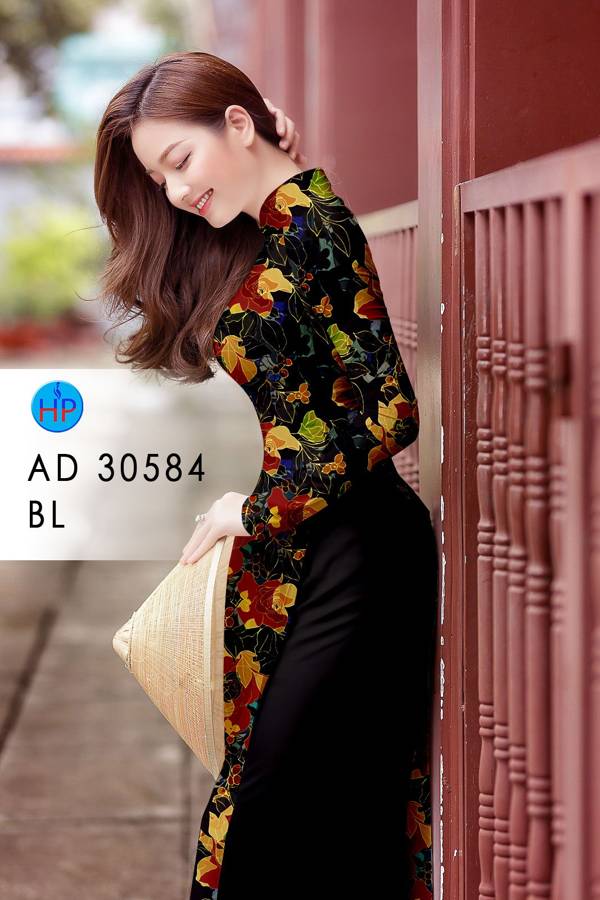 Vải Áo Dài Hoa Đều Độc Đáo AD 30584