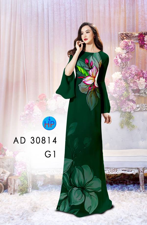 Vải Áo Dài Hoa In 3D Thiết Kế 2021 AD 30814 41 Vải Áo Dài Hoa In 3D Thiết Kế 2021 AD 30814