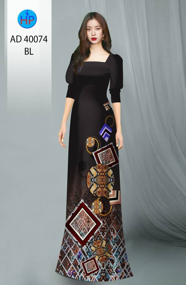 Vải Áo Dài Hoa Văn Độc Đáo AD 40074