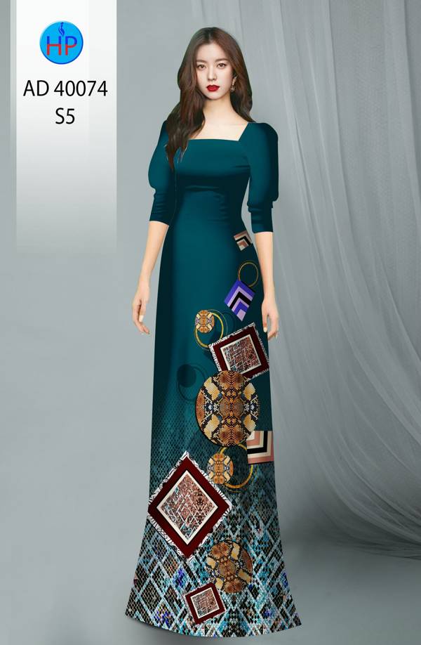 Vải Áo Dài Hoa Văn Độc Đáo AD 40074
