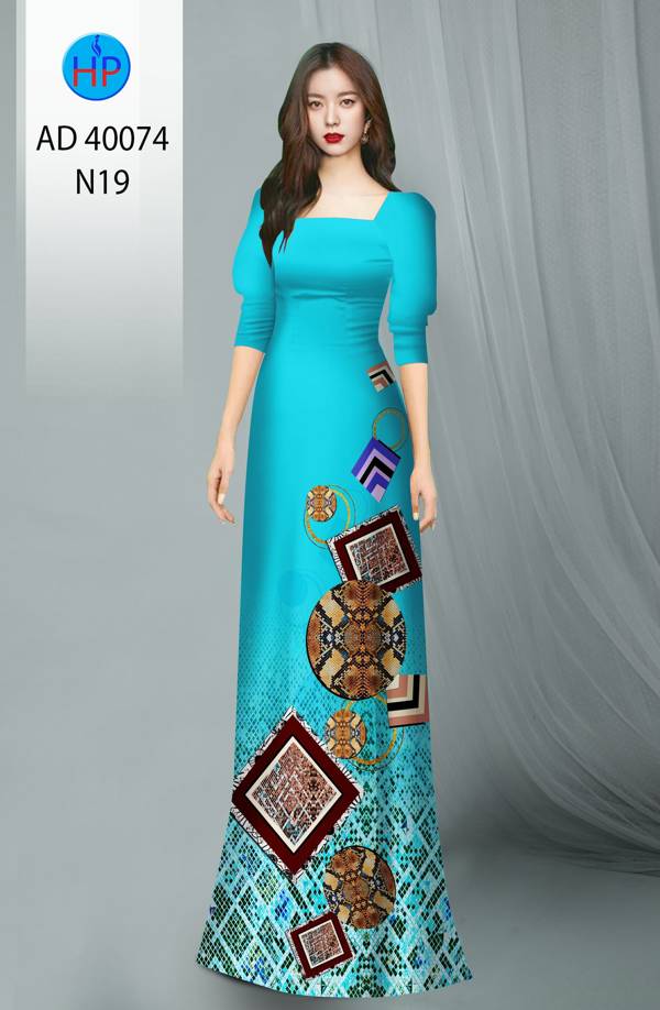 Vải Áo Dài Hoa Văn Độc Đáo AD 40074