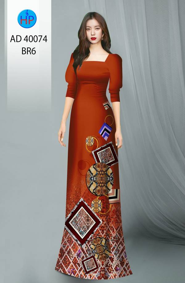 Vải Áo Dài Hoa Văn Độc Đáo AD 40074