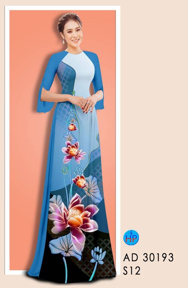 Vải Áo Dài Hoa Sen Vừa Ra AD 30913 43 Vải Áo Dài Hoa Sen Vừa Ra AD 30913