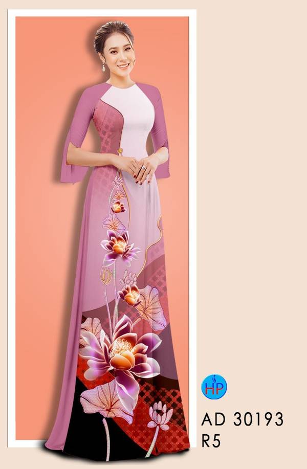Vải Áo Dài Hoa Sen Vừa Ra AD 30913 40 Vải Áo Dài Hoa Sen Vừa Ra AD 30913
