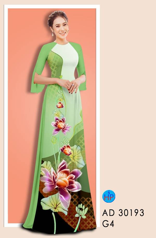 Vải Áo Dài Hoa Sen Vừa Ra AD 30913 45 Vải Áo Dài Hoa Sen Vừa Ra AD 30913