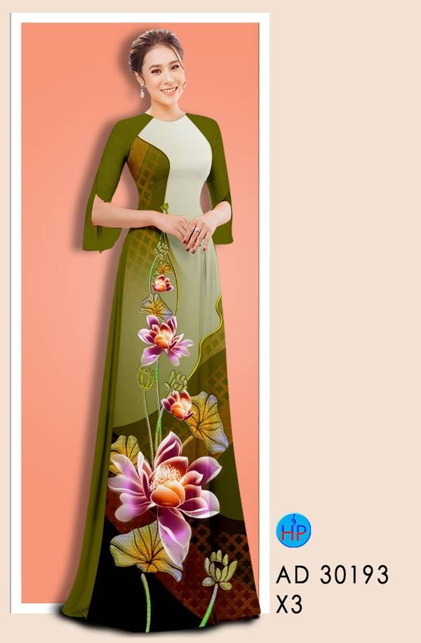 Vải Áo Dài Hoa Sen Vừa Ra AD 30913 50 Vải Áo Dài Hoa Sen Vừa Ra AD 30913