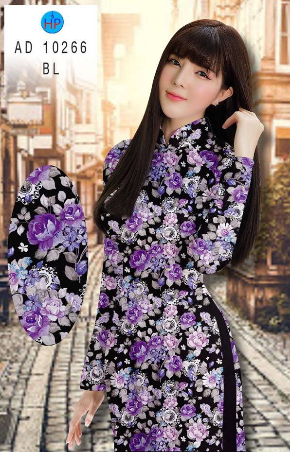 Vải Áo Dài Hoa Đều Vừa Ra  AD 10266