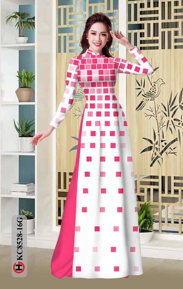 Vải Áo Dài Hoa Văn Kiểu Mới AD KC8528 54 Vải Áo Dài Hoa Văn Kiểu Mới AD KC8528
