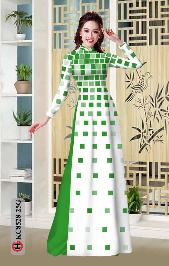 Vải Áo Dài Hoa Văn Kiểu Mới AD KC8528 58 Vải Áo Dài Hoa Văn Kiểu Mới AD KC8528