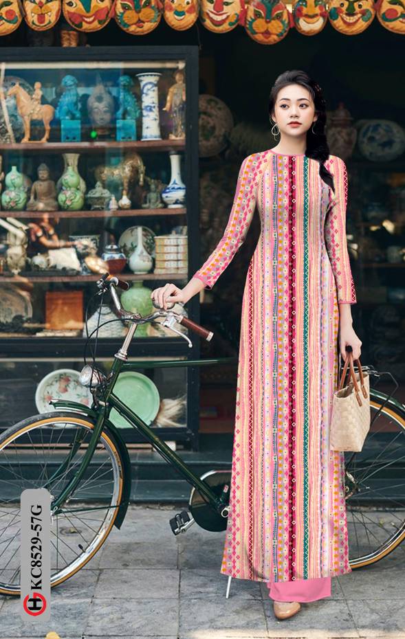 Vải Áo Dài Hoa Văn Độc Đáo AD KC8529 37 Vải Áo Dài Hoa Văn Độc Đáo AD KC8529