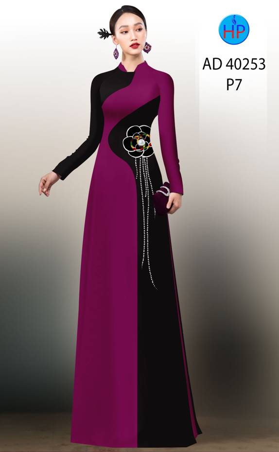 Vải Áo Dài Hoa Văn Thiết Kế 2021 AD 40253 42 Vải Áo Dài Hoa Văn Thiết Kế 2021 AD 40253