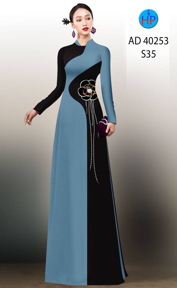 Vải Áo Dài Hoa Văn Thiết Kế 2021 AD 40253 51 Vải Áo Dài Hoa Văn Thiết Kế 2021 AD 40253