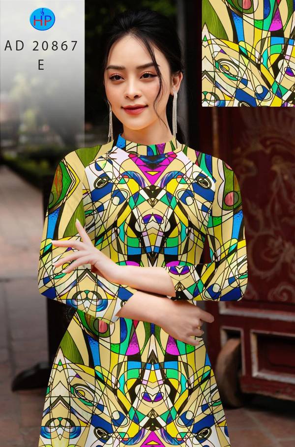 Vải Áo Dài Hoa Văn Mới Ra AD 20867 37 Vải Áo Dài Hoa Văn Mới Ra AD 20867
