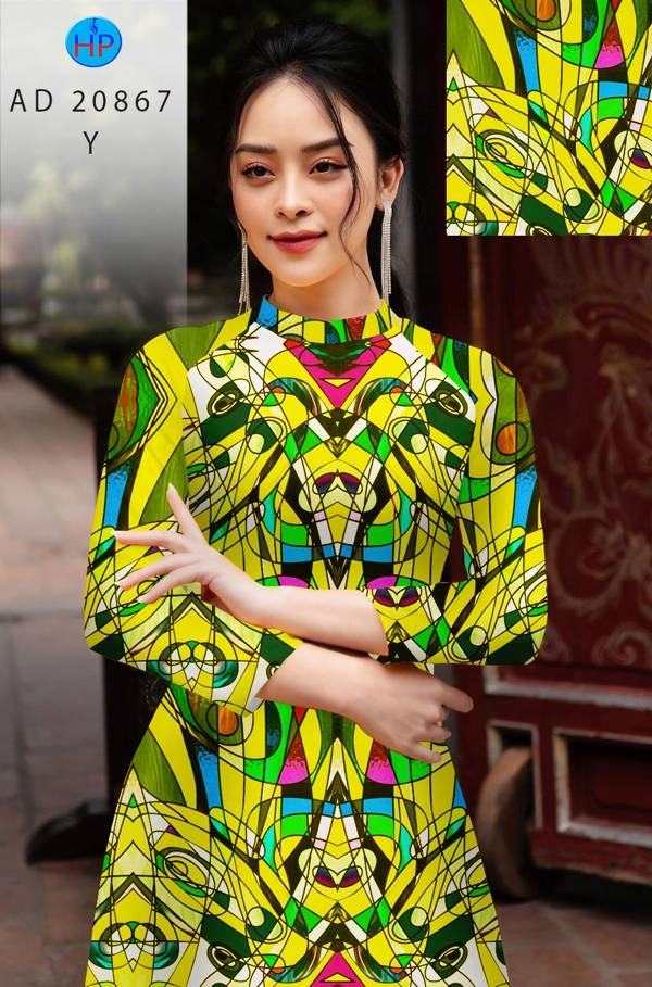Vải Áo Dài Hoa Văn Mới Ra AD 20867 41 Vải Áo Dài Hoa Văn Mới Ra AD 20867