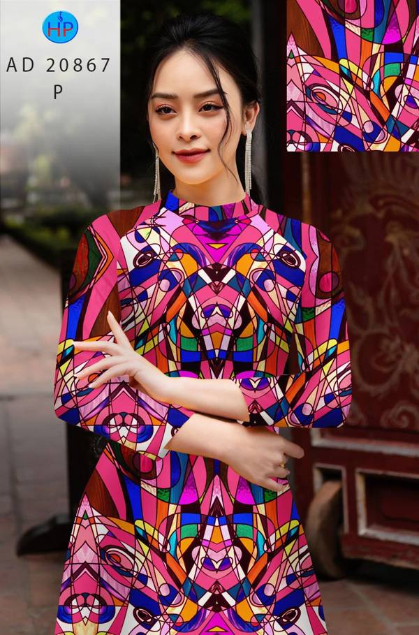 Vải Áo Dài Hoa Văn Mới Ra AD 20867 44 Vải Áo Dài Hoa Văn Mới Ra AD 20867