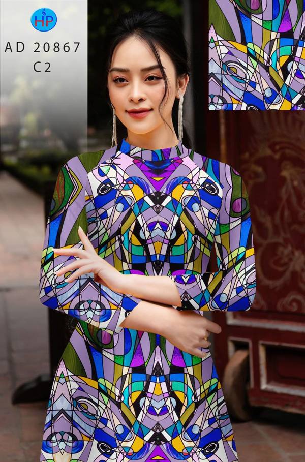 Vải Áo Dài Hoa Văn Mới Ra AD 20867 45 Vải Áo Dài Hoa Văn Mới Ra AD 20867