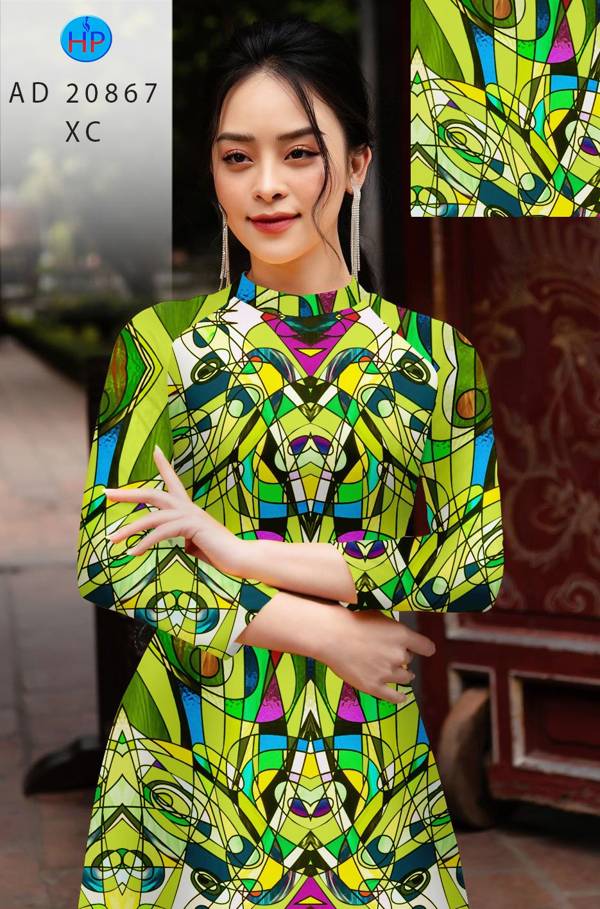 Vải Áo Dài Hoa Văn Mới Ra AD 20867 50 Vải Áo Dài Hoa Văn Mới Ra AD 20867