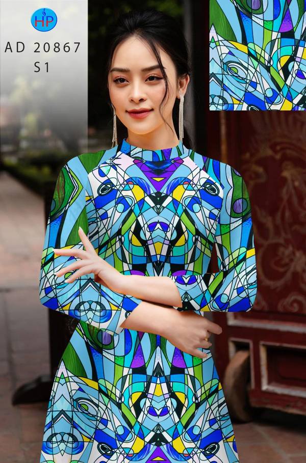 Vải Áo Dài Hoa Văn Mới Ra AD 20867 49 Vải Áo Dài Hoa Văn Mới Ra AD 20867