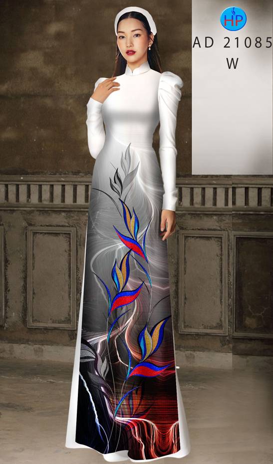 Vải Áo Dài Hoa Thiên Điểu Độc Đáo AD 21085 38 Vải Áo Dài Hoa Thiên Điểu Độc Đáo AD 21085