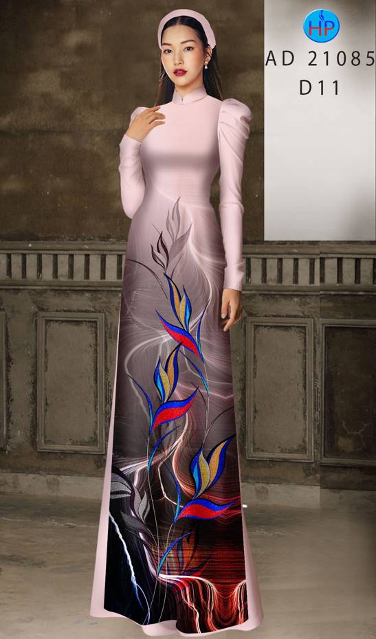 Vải Áo Dài Hoa Thiên Điểu Độc Đáo AD 21085 42 Vải Áo Dài Hoa Thiên Điểu Độc Đáo AD 21085