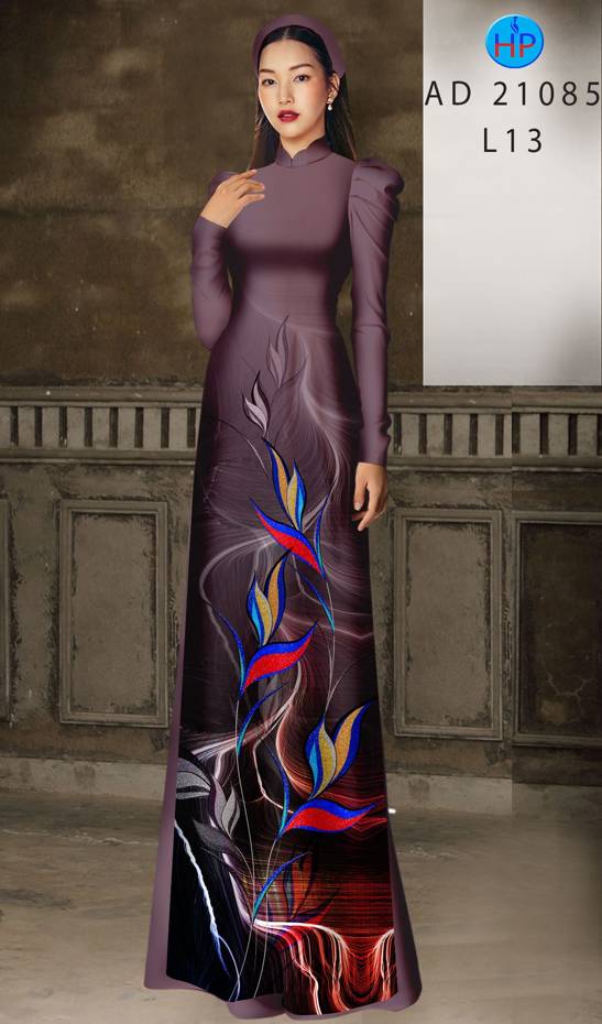 Vải Áo Dài Hoa Thiên Điểu Độc Đáo AD 21085 45 Vải Áo Dài Hoa Thiên Điểu Độc Đáo AD 21085
