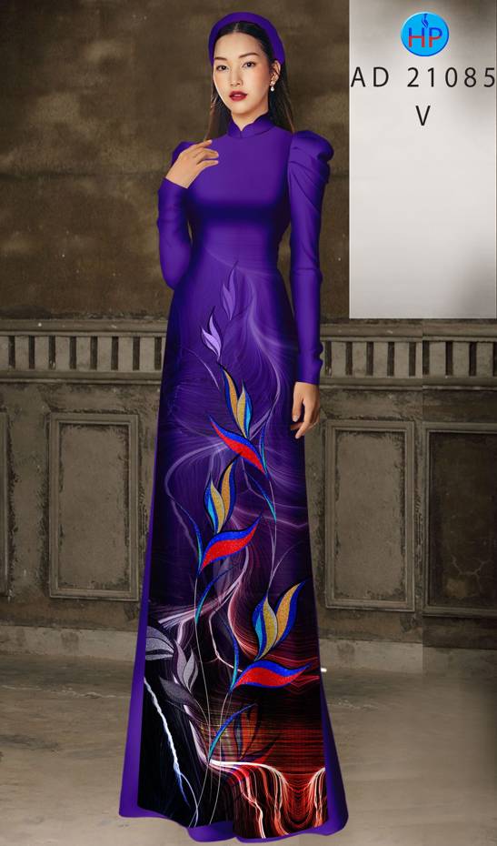 Vải Áo Dài Hoa Thiên Điểu Độc Đáo AD 21085 46 Vải Áo Dài Hoa Thiên Điểu Độc Đáo AD 21085