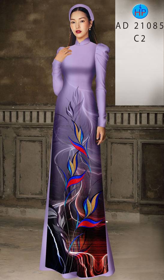 Vải Áo Dài Hoa Thiên Điểu Độc Đáo AD 21085 48 Vải Áo Dài Hoa Thiên Điểu Độc Đáo AD 21085